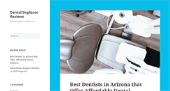 Desktop Screenshot of dentalimplantsreviews.com